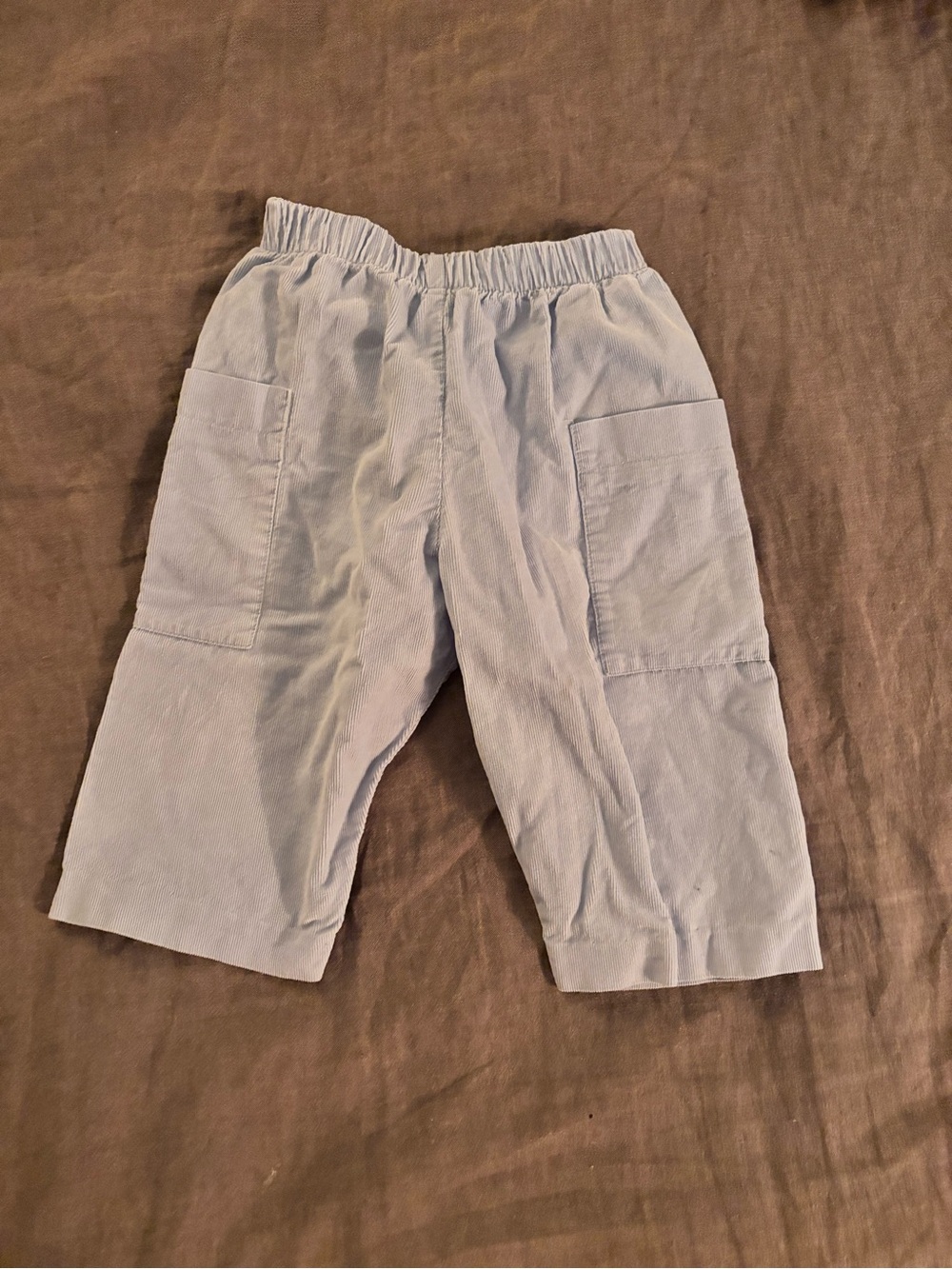 bella bliss Light Blue Cargo Pants - Elastic Waist